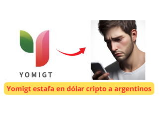 Yomigt estafa en dólar cripto a argentinos
